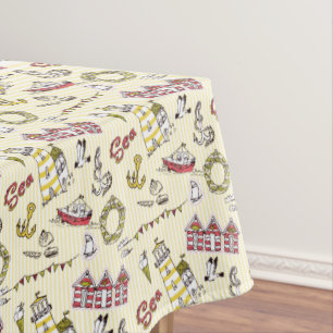 Nappe Motif mignon de scène de plage