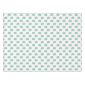 Nappe Motif mignon turquoise d'éléphant (Devant (Horizontal))