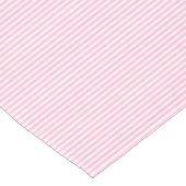 Nappe Motif moderne chic rose et blanc à rayures tendanc (Angle)