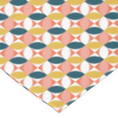 Nappe Motif moderne de feuille de la moitié du siècle (Angle)