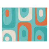 Nappe Motif moderne de Piquet du milieu du siècle Turquo (Devant (Horizontal))