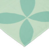 Nappe Motif moderne du milieu du siècle à Mint Green Art (Angle)