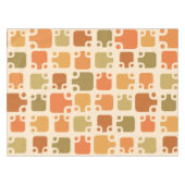 Nappe Motif moderne du milieu du siècle Ochre (Devant (Horizontal))