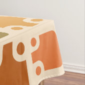 Nappe Motif moderne du milieu du siècle Ochre (In Situ)