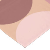 Nappe Motif moderne du milieu du siècle Peach Fuzz (Angle)