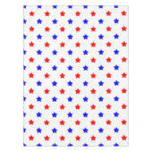 Nappe Motif Moderne Étoile Rouge et Bleue (Devant)