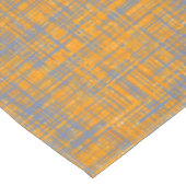 Nappe Motif moderne orange gris jaune bleu (Angle)