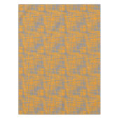 Nappe Motif moderne orange gris jaune bleu (Devant)