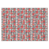 Nappe Motif moderne Tartan Red Heart (Devant (Horizontal))