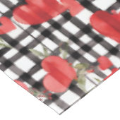 Nappe Motif moderne Tartan Red Heart (Angle)