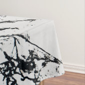 Nappe Motif moderne unique en marbre noir blanc marbré p (In Situ)