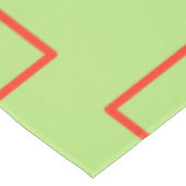 Nappe Motif moderne vert géométrique (Angle)