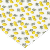 Nappe Motif Moderne Vintage Citron & Olive (Angle)
