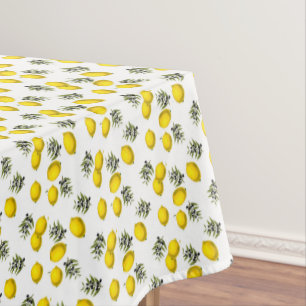 Nappe Motif Moderne Vintage Citron & Olive