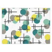 Nappe Motif Molécules de l'Âge Atomique (Devant (Horizontal))