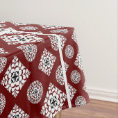 Nappe Motif mosaïque 02.BW DRed BG (In Situ)