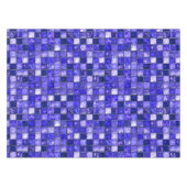 Nappe Motif mosaïque bleu (Devant (Horizontal))