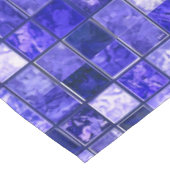 Nappe Motif mosaïque bleu (Angle)