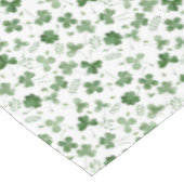 Nappe Motif mou de shamrock d'aquarelle (Angle)