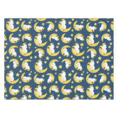 Nappe Motif mouton, Mouton couché, Lune, Étoiles (Devant (Horizontal))