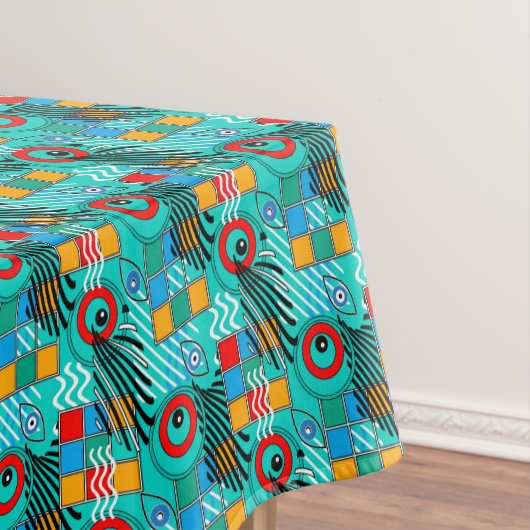 Nappe Motif multicolore créatif abstrait moderne (In Situ)