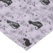 Nappe Motif mystique de chat noir et papillon | Cuisine (Angle)