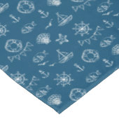 Nappe Motif nautique 2 de dessin de craie (Angle)