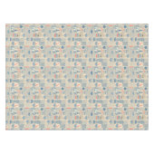 Nappe Motif nautique de journal (Devant (Horizontal))