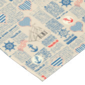 Nappe Motif nautique de journal (Angle)