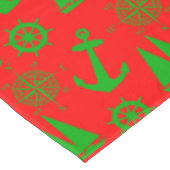 Nappe Motif nautique de Noël côtier (Angle)