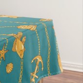 Nappe Motif nautique d'or (In Situ)