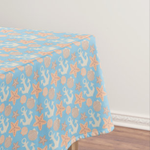 Nappe Motif nautique en pastel