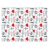 Nappe Motif nautique sans voile (Devant (Horizontal))
