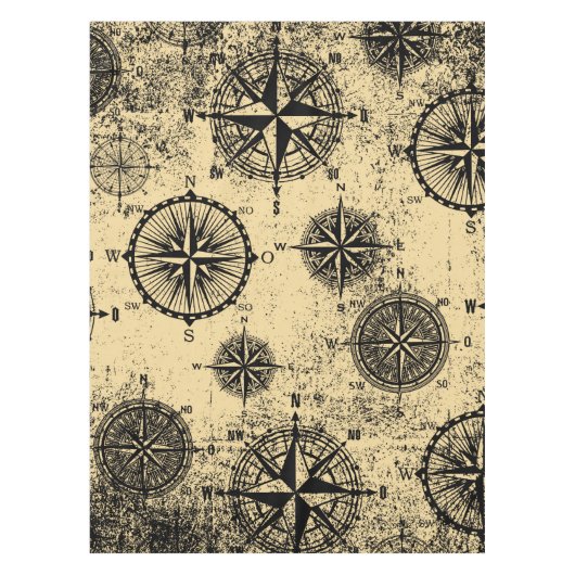 Nappe Motif nautique vintage (Devant)
