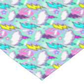 Nappe Motif Neon Lightning Bolts & Stars (Angle)