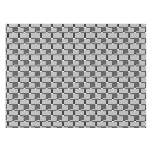 Nappe Motif noir blanc argenté élégant (Devant (Horizontal))