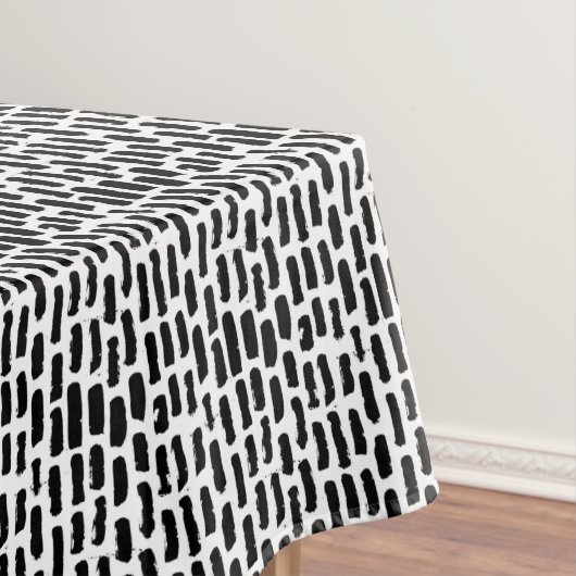 Nappe Motif noir de courses de brosse (In Situ)