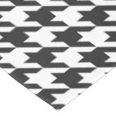 Nappe Motif noir et blanc de pied-de-poule (Angle)