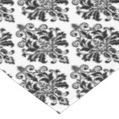 Nappe Motif noir et blanc élégant de damassé (Angle)
