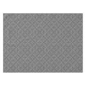 Nappe Motif noir et blanc géométrique moderne de diamant (Devant (Horizontal))