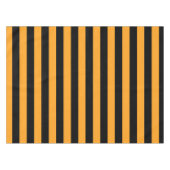 Nappe Motif noir et orange de rayures (Devant (Horizontal))
