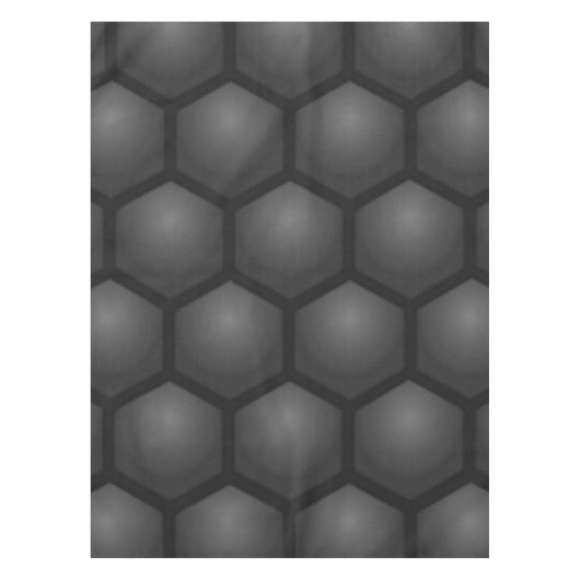 NAPPE MOTIF NOIR HEXAGON (Devant)
