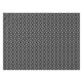 Nappe Motif noir moderne (Devant (Horizontal))