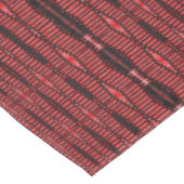 Nappe Motif noir rouge marron (Angle)