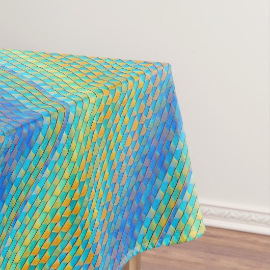 Nappe Motif numérique tissé Abstrait coloré (In Situ)
