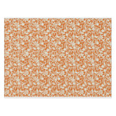 Nappe Motif orange brûlé par damassé florale chique (Devant (Horizontal))