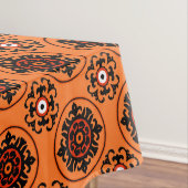 Nappe Motif orange de Suzani (In Situ)