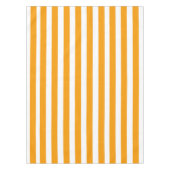 Nappe Motif orange et blanc de rayures (Devant)