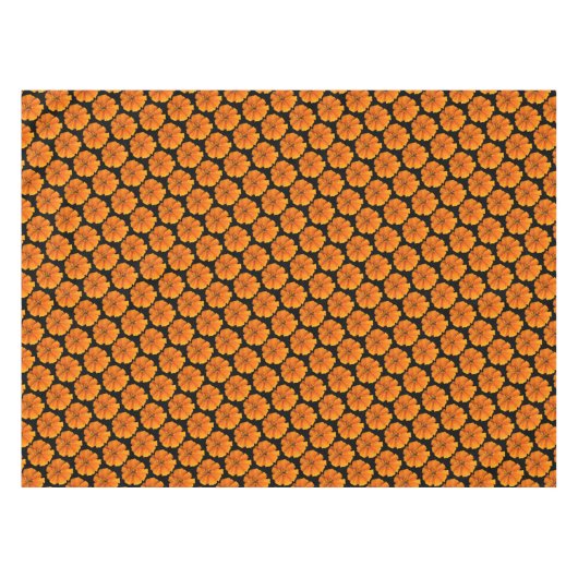 Nappe Motif orange et noir marigold (Devant (Horizontal))