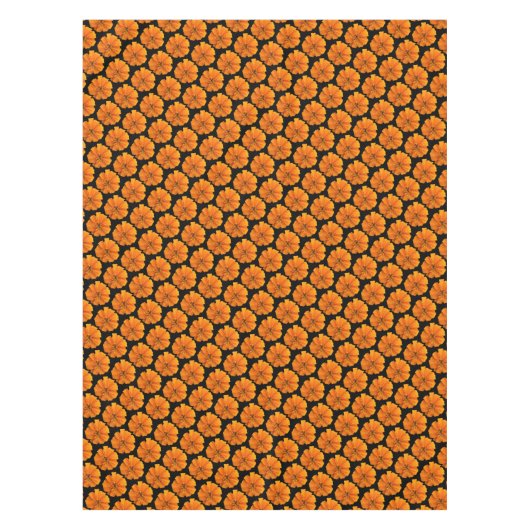 Nappe Motif orange et noir marigold (Devant)